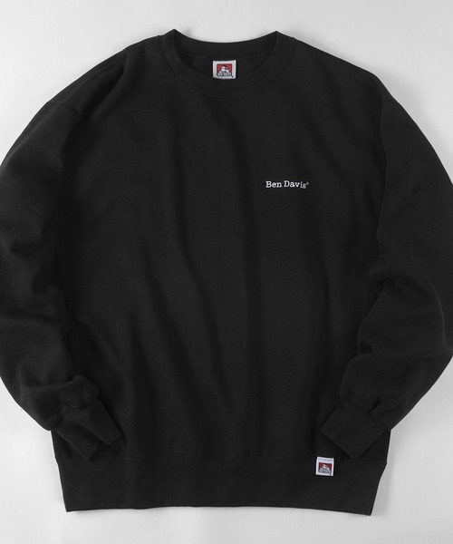 BEN DAVIS(ベンデイビス)の「【BEN DAVIS/ベンデイビス】ヘビーウエイト ワンポイント ブランドロゴスウェット/トレーナー(スウェット・メンズ・ホワイト/ブラック/オリーブ/グリーン/オートミール/ダークオレンジ・M/L/XL)」の3枚目の写真
