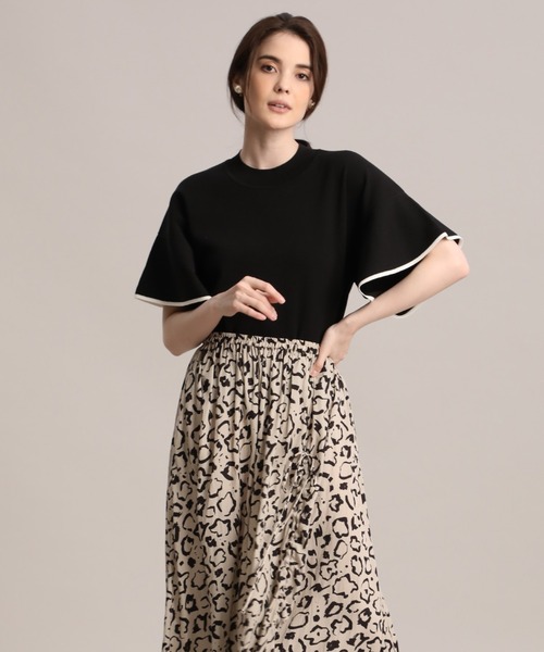 受発注品 セール Maglie Par Ef De フレアスリーブニット ニット セーター Maglie Par Ef De マーリエパーエフデ のファッション お取寄せ Arenatheatre Net