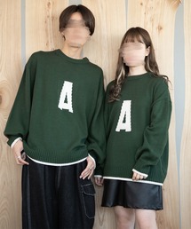 PairPair | インターシャロゴニット(ユニセックス)(ニット/セーター)