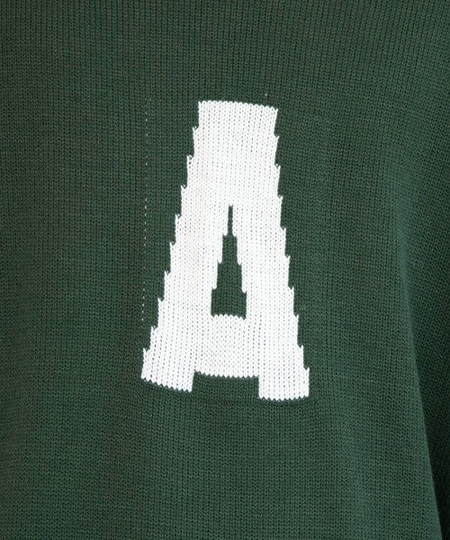 PairPair（ペアペア）の「インターシャロゴニット(ユニセックス)（ニット/セーター・レディース・ネイビー/グリーン/ボルドー/マスタード・MEDIUM/LARGE）」の14枚目の写真