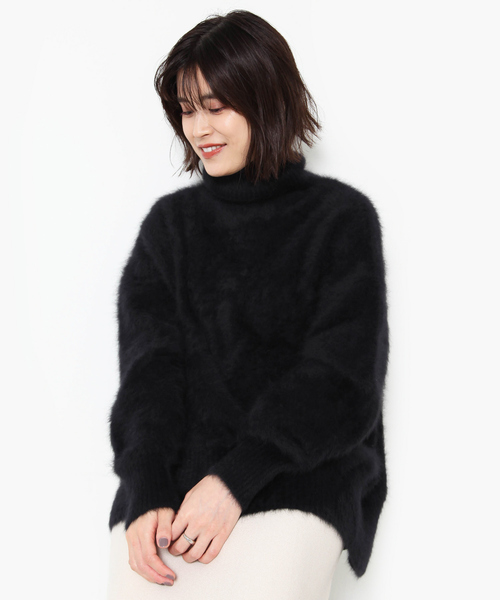 Rouge vif(ルージュヴィフ)の「FOXタートルニットプルオーバー(ニット/セーター・レディース・アイボリー/ラベンダー/ブラック・フリー)」の19枚目の写真