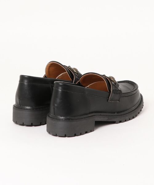 ehka sopo（エヘカソポ）の「ビットローファー（ローファー・レディース・ブラック/ブラウン・SMALL/MEDIUM/LARGE）」の4枚目の写真