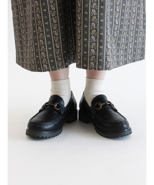 ehka sopo（エヘカソポ）の「ビットローファー（ローファー・レディース・ブラック/ブラウン・SMALL/MEDIUM/LARGE）」の6枚目の写真