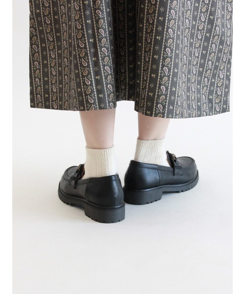 ehka sopo（エヘカソポ）の「ビットローファー（ローファー・レディース・ブラック/ブラウン・SMALL/MEDIUM/LARGE）」の7枚目の写真