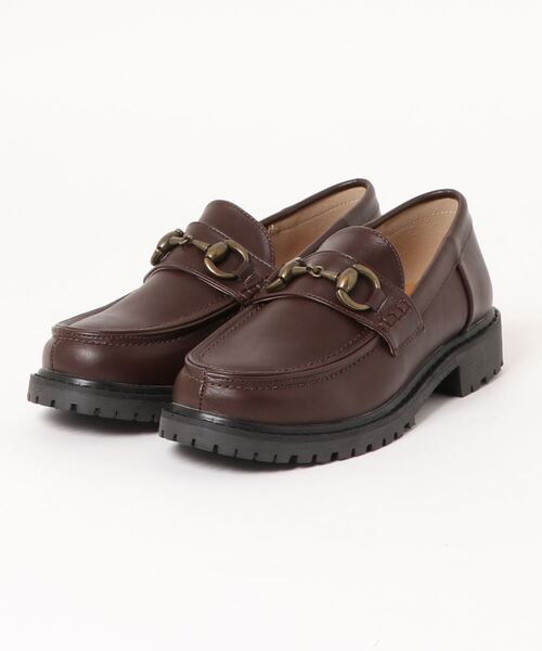 ehka sopo（エヘカソポ）の「ビットローファー（ローファー・レディース・ブラック/ブラウン・SMALL/MEDIUM/LARGE）」の3枚目の写真