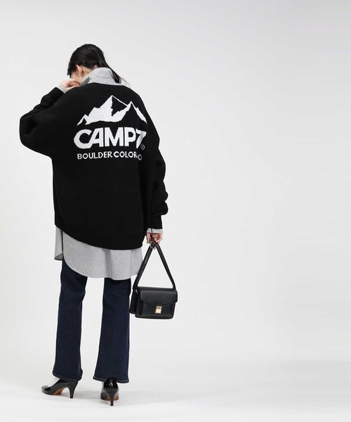 ꕤ︎︎mym1207さん専用ꕤ︎︎ セール】【CAMP7】マウンテンバックロゴニット（ニット/セーター