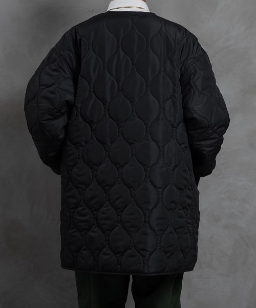 kutir（クティール）の「ワッペン付きキルティングジャケット（その他アウター・メンズ・ブラック/カーキ・MEDIUM/LARGE）」の7枚目の写真