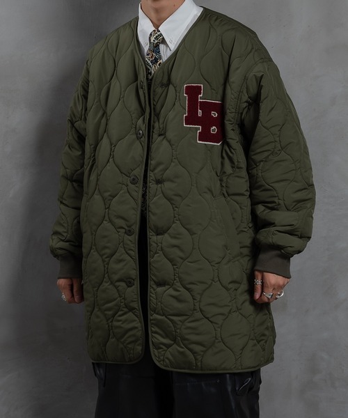 kutir（クティール）の「ワッペン付きキルティングジャケット（その他アウター・メンズ・ブラック/カーキ・MEDIUM/LARGE）」の16枚目の写真