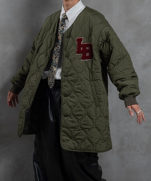 kutir（クティール）の「ワッペン付きキルティングジャケット（その他アウター・メンズ・ブラック/カーキ・MEDIUM/LARGE）」の17枚目の写真