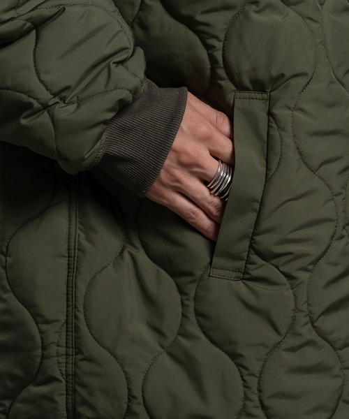 kutir（クティール）の「ワッペン付きキルティングジャケット（その他アウター・メンズ・ブラック/カーキ・MEDIUM/LARGE）」の20枚目の写真