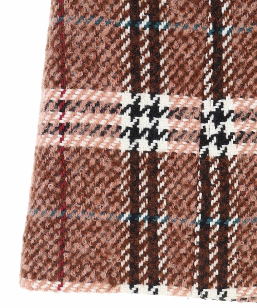 31 Sons de mode(トランテアン ソン ドゥ モード)の「台形チェックスカート(スカート・レディース・ネイビー/ピンク/ベージュ・38/36)」の22枚目の写真