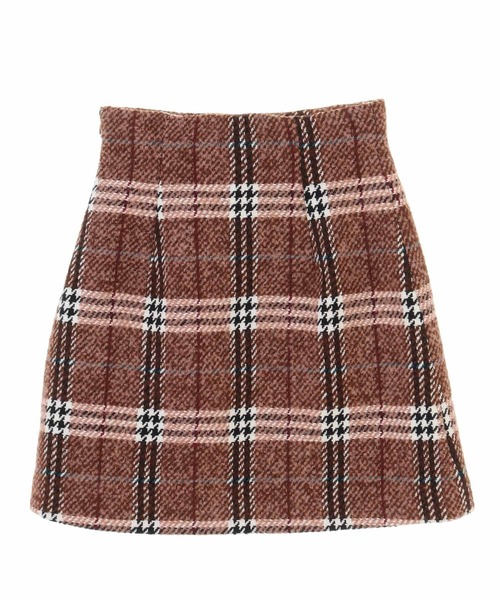 31 Sons de mode(トランテアン ソン ドゥ モード)の「台形チェックスカート(スカート・レディース・ネイビー/ピンク/ベージュ・38/36)」の19枚目の写真