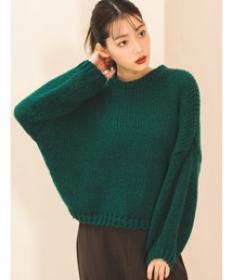 fifth calin | ぽわん袖ローゲージニット(ニット/セーター)