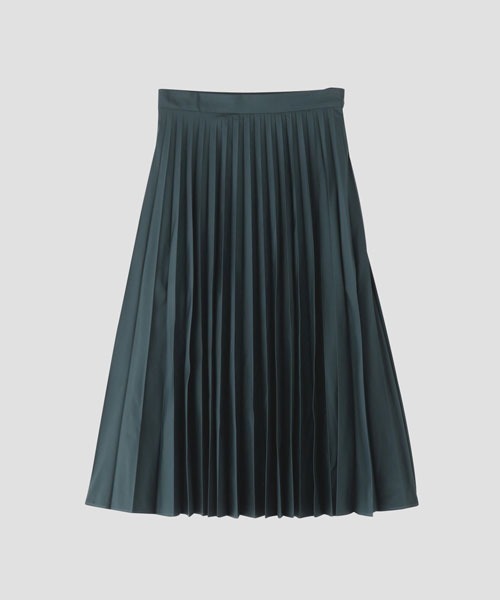 MARGARET HOWELL プリーツスカート　マーガレットハウエル　カーキ MARGARET HOWELL（マーガレットハウエル）の「COTTON POLYESTER