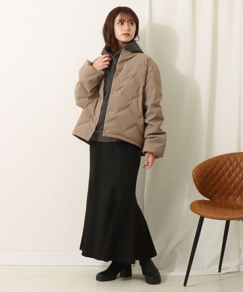 libelle more（リベル モア）の「ジャガードマーメイドスカート（スカート・レディース・ブラック/カーキ/モカ・M）」の7枚目の写真