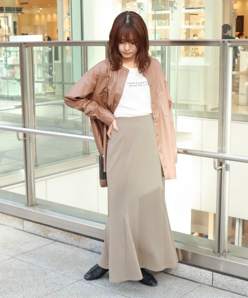 libelle more（リベル モア）の「ジャガードマーメイドスカート（スカート・レディース・ブラック/カーキ/モカ・M）」の11枚目の写真