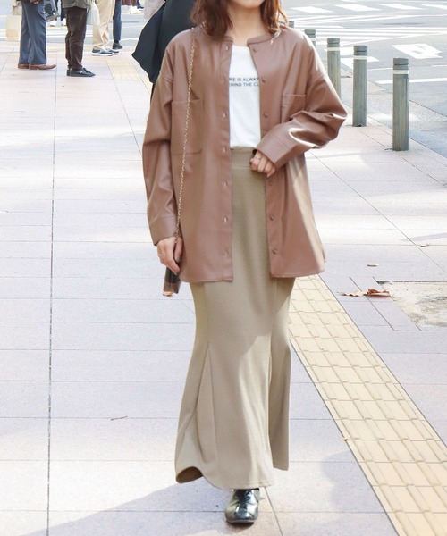 libelle more（リベル モア）の「ジャガードマーメイドスカート（スカート・レディース・ブラック/カーキ/モカ・M）」の14枚目の写真