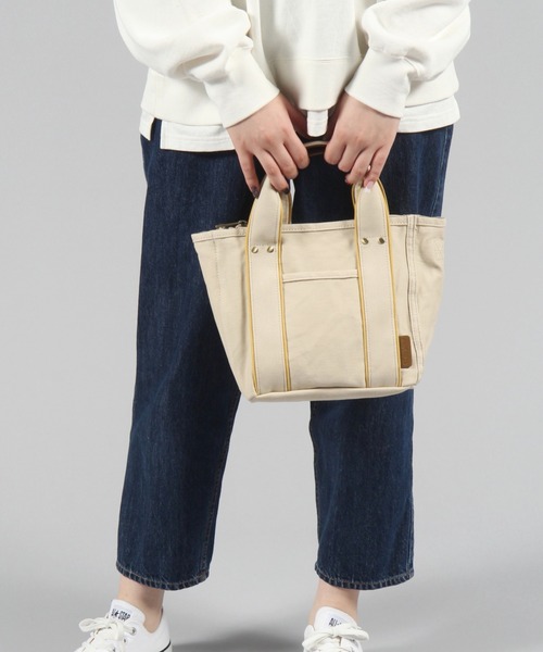 studio CLIP（スタディオクリップ）の「荷物スッキリ2WAYトートバッグ（トートバッグ・レディース・アイボリー/ブラウン/ブルー・FREE）」の11枚目の写真