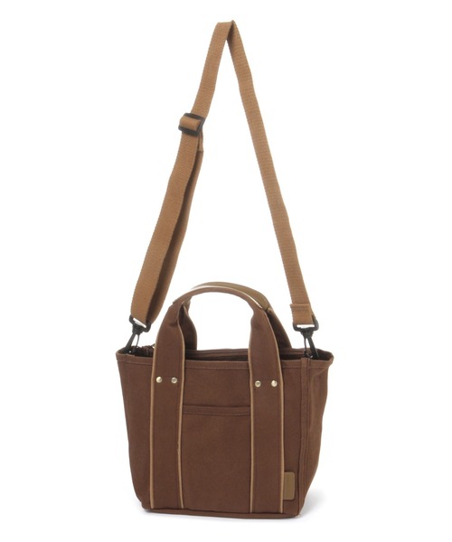 studio CLIP（スタディオクリップ）の「荷物スッキリ2WAYトートバッグ（トートバッグ・レディース・アイボリー/ブラウン/ブルー・FREE）」の9枚目の写真