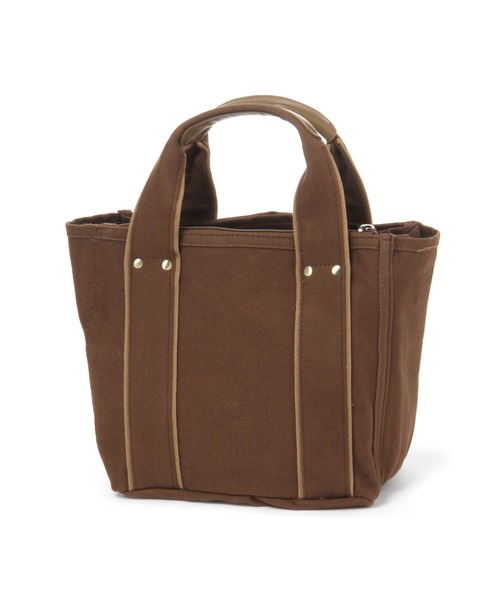 studio CLIP（スタディオクリップ）の「荷物スッキリ2WAYトートバッグ（トートバッグ・レディース・アイボリー/ブラウン/ブルー・FREE）」の4枚目の写真