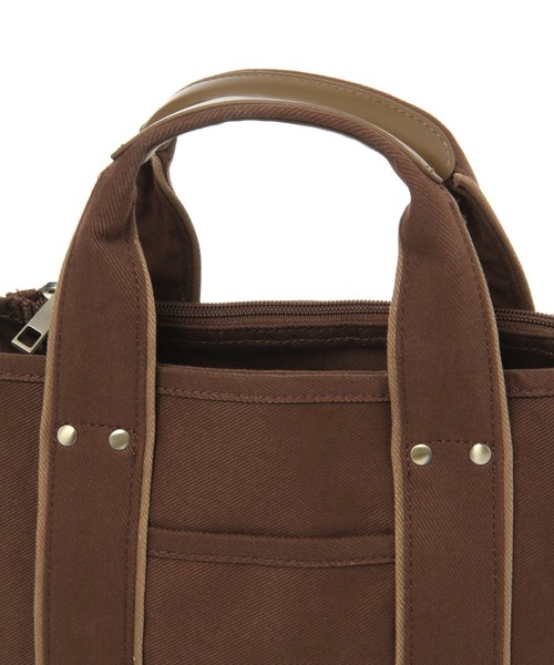 studio CLIP（スタディオクリップ）の「荷物スッキリ2WAYトートバッグ（トートバッグ・レディース・アイボリー/ブラウン/ブルー・FREE）」の17枚目の写真