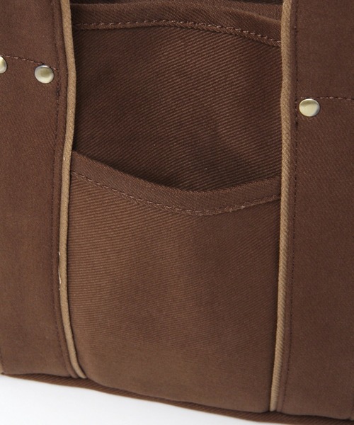 studio CLIP（スタディオクリップ）の「荷物スッキリ2WAYトートバッグ（トートバッグ・レディース・アイボリー/ブラウン/ブルー・FREE）」の15枚目の写真