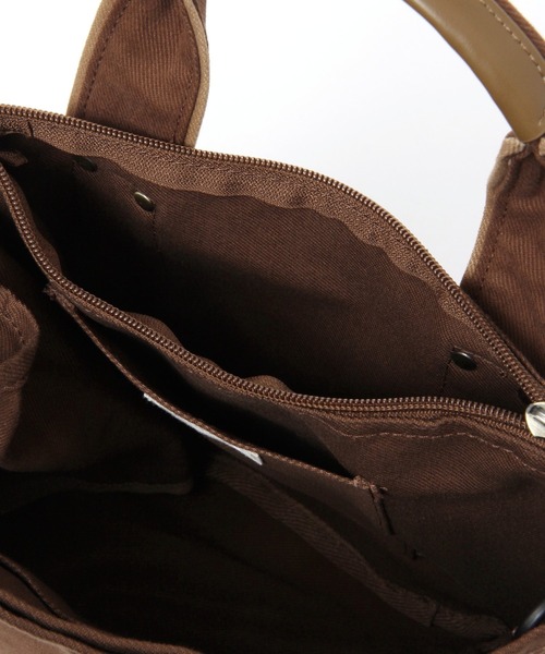 studio CLIP（スタディオクリップ）の「荷物スッキリ2WAYトートバッグ（トートバッグ・レディース・アイボリー/ブラウン/ブルー・FREE）」の5枚目の写真