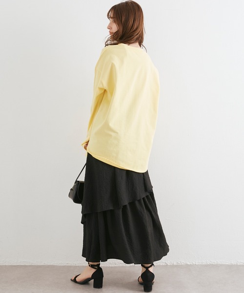 LAVEANGE(ラビアンジェ)の「ランダムティアードスカート(スカート・レディース・ホワイト/ブラック・LL/L/M/3L)」の20枚目の写真