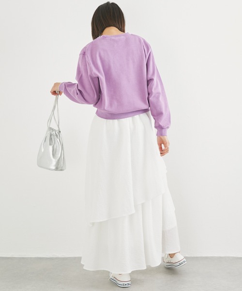 LAVEANGE(ラビアンジェ)の「ランダムティアードスカート(スカート・レディース・ホワイト/ブラック・LL/L/M/3L)」の11枚目の写真