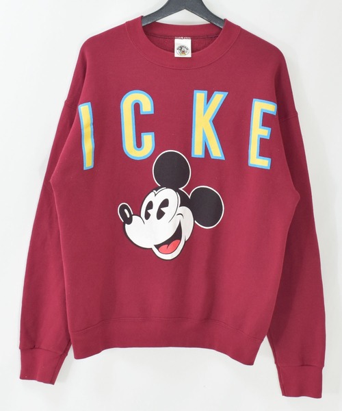 【ヴィンテージ古着】90´s Mickey/ミッキー クルーネックスウェット USA製