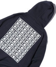 LONELY/論理 | LONELY(論理)/ロンリー YAMU2 HD パーカー オ－ルドスクールロゴ刺繍 病む街 バックプリント 裏起毛(パーカー)