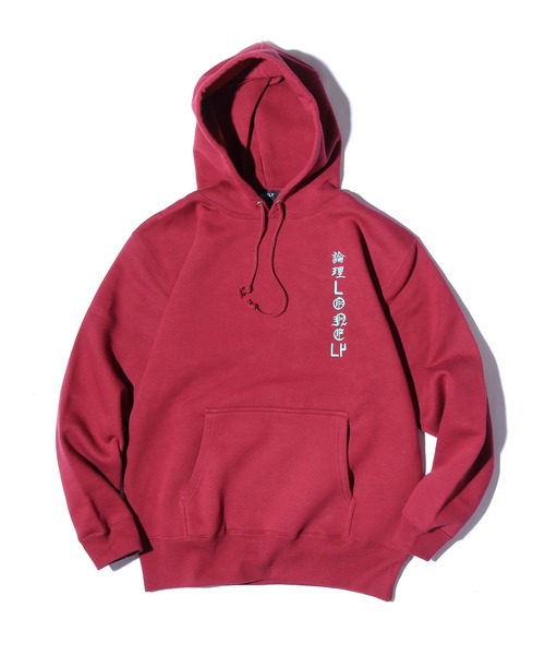 LONELY/論理(ロンリー)の「LONELY(論理)/ロンリー YAMU2 HD パーカー オ-ルドスクールロゴ刺繍 病む街 バックプリント 裏起毛(パーカー・メンズ・バーガンディー/ブラック・XL/L/XXL)」の17枚目の写真