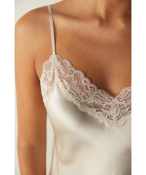 ◎【新品未使用】 シルク キャミソール＆パンツS intimissimi セール】レース＆シルク キャミソール トップ（インナーウェア