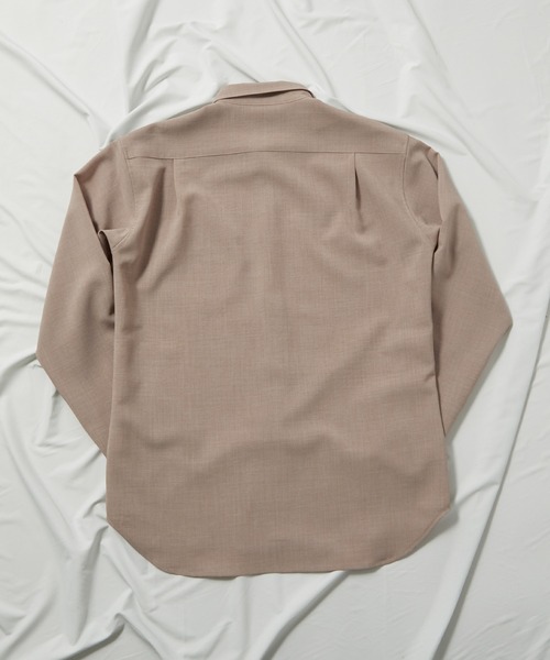 UNION STATION（ユニオンステーション）の「【セットアップ対応】【AIR LIGHT -Flux version-】レギュラーカラーシャツ（シャツ/ブラウス・メンズ・ベージュ/ライトブルー/グレイッシュベージュ・L/LL/M）」の5枚目の写真
