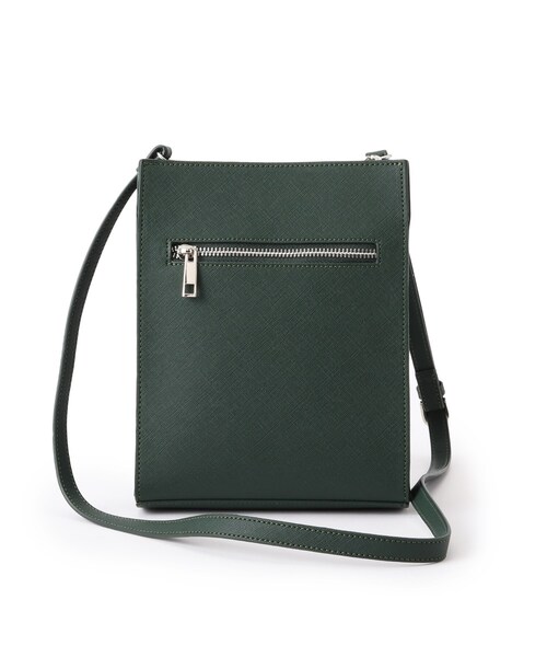 tk.TAKEO KIKUCHI（ティーケータケオキクチ）の「◆スクエアボックスショルダーバッグ（ショルダーバッグ・メンズ・ブラック/ブラック系/ブラック系8/ダークグリーン系/ベージュ/ベージュ系3/ブラック系3・00）」の10枚目の写真