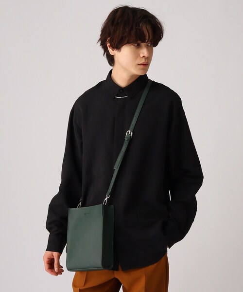 tk.TAKEO KIKUCHI（ティーケータケオキクチ）の「◆スクエアボックスショルダーバッグ（ショルダーバッグ・メンズ・ブラック/ブラック系/ブラック系8/ダークグリーン系/ベージュ/ベージュ系3/ブラック系3・00）」の17枚目の写真