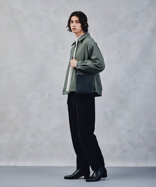 tk.TAKEO KIKUCHI（ティーケータケオキクチ）の「◆スクエアボックスショルダーバッグ（ショルダーバッグ・メンズ・ブラック/ブラック系/ブラック系8/ダークグリーン系/ベージュ/ベージュ系3/ブラック系3・00）」の22枚目の写真