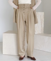 Bab | 【セットアップ対応】ボタンフライストレートパンツ(その他パンツ)