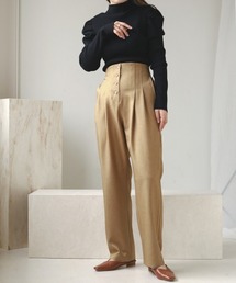 Bab | 【セットアップ対応】ボタンフライストレートパンツ(その他パンツ)