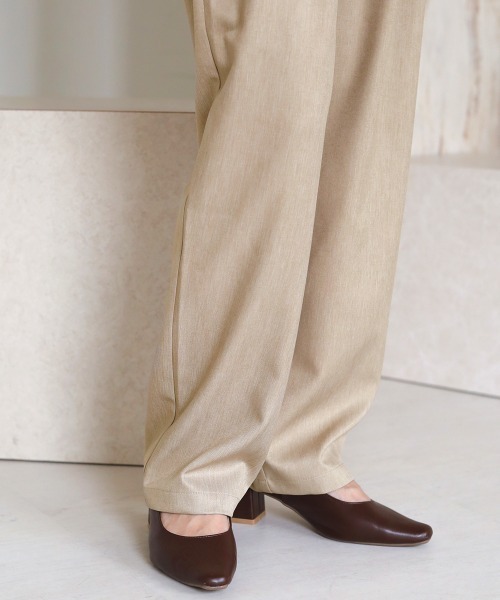 Bab(バブ)の「【セットアップ対応】ボタンフライストレートパンツ(その他パンツ・レディース・ライトグリーン/ブラウン/ベージュ・M)」の12枚目の写真