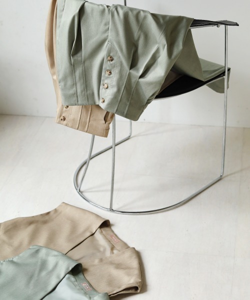 Bab(バブ)の「【セットアップ対応】ボタンフライストレートパンツ(その他パンツ・レディース・ライトグリーン/ブラウン/ベージュ・M)」の17枚目の写真