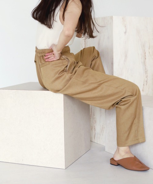 Bab(バブ)の「【セットアップ対応】ボタンフライストレートパンツ(その他パンツ・レディース・ライトグリーン/ブラウン/ベージュ・M)」の20枚目の写真