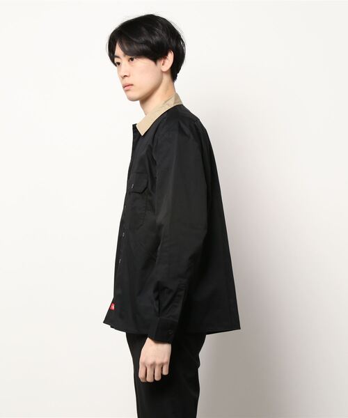 Dickies（ディッキーズ）の「【Dickies】ワークシャツ（シャツ/ブラウス・メンズ・サックスブルー/ベージュ/ブラック・M/L）」の5枚目の写真
