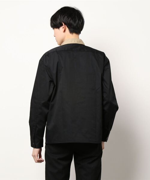 Dickies（ディッキーズ）の「【Dickies】ワークシャツ（シャツ/ブラウス・メンズ・サックスブルー/ベージュ/ブラック・M/L）」の4枚目の写真