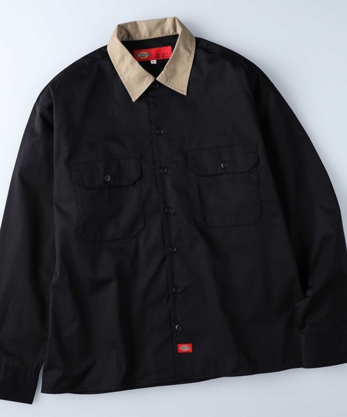 Dickies（ディッキーズ）の「【Dickies】ワークシャツ（シャツ/ブラウス・メンズ・サックスブルー/ベージュ/ブラック・M/L）」の12枚目の写真