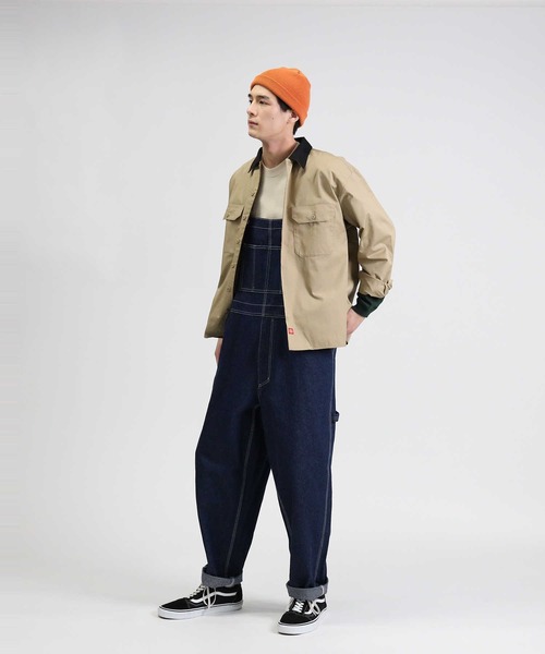 Dickies（ディッキーズ）の「【Dickies】ワークシャツ（シャツ/ブラウス・メンズ・サックスブルー/ベージュ/ブラック・M/L）」の6枚目の写真