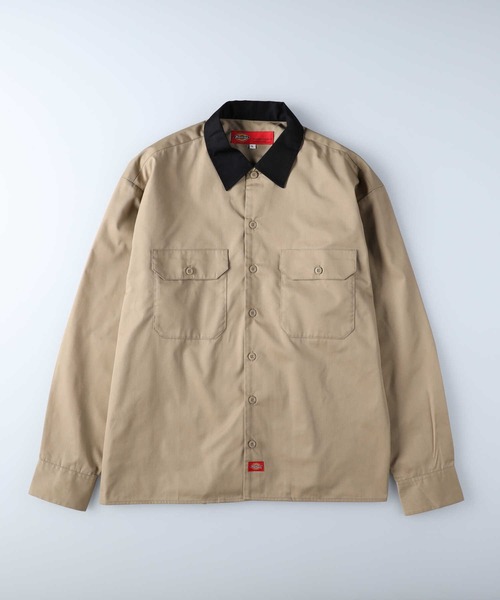 Dickies（ディッキーズ）の「【Dickies】ワークシャツ（シャツ/ブラウス・メンズ・サックスブルー/ベージュ/ブラック・M/L）」の16枚目の写真