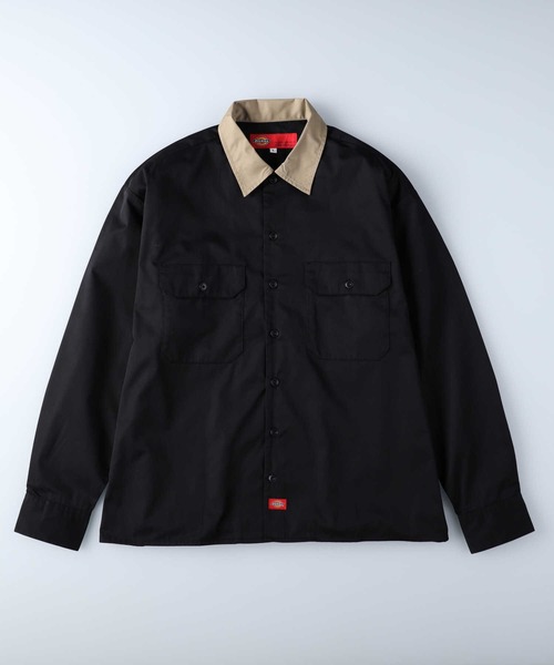 Dickies（ディッキーズ）の「【Dickies】ワークシャツ（シャツ/ブラウス・メンズ・サックスブルー/ベージュ/ブラック・M/L）」の15枚目の写真
