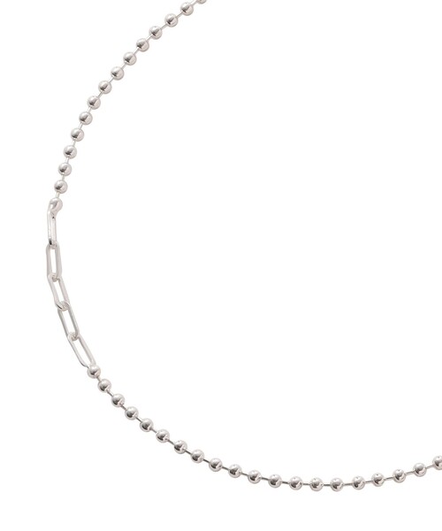 CAST:（キャストコロン）の「ボールチェーンチョーカー（ネックレス・レディース・シルバー・FREE）」の4枚目の写真