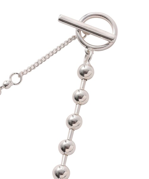 CAST:（キャストコロン）の「ボールチェーンチョーカー（ネックレス・レディース・シルバー・FREE）」の2枚目の写真